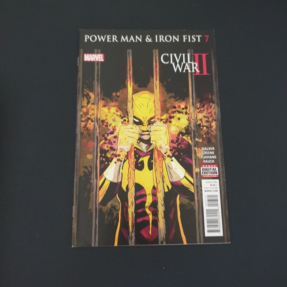 Marvel Comics Power Man And Iron Fist 7 Oct 2016 Book Collector Walker Greene
